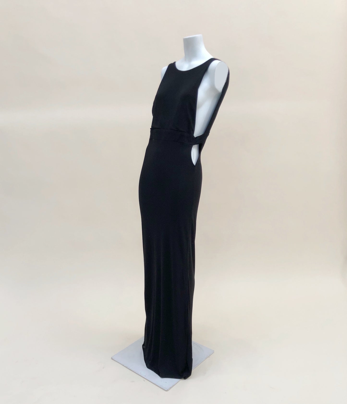 Black Jersey Gown