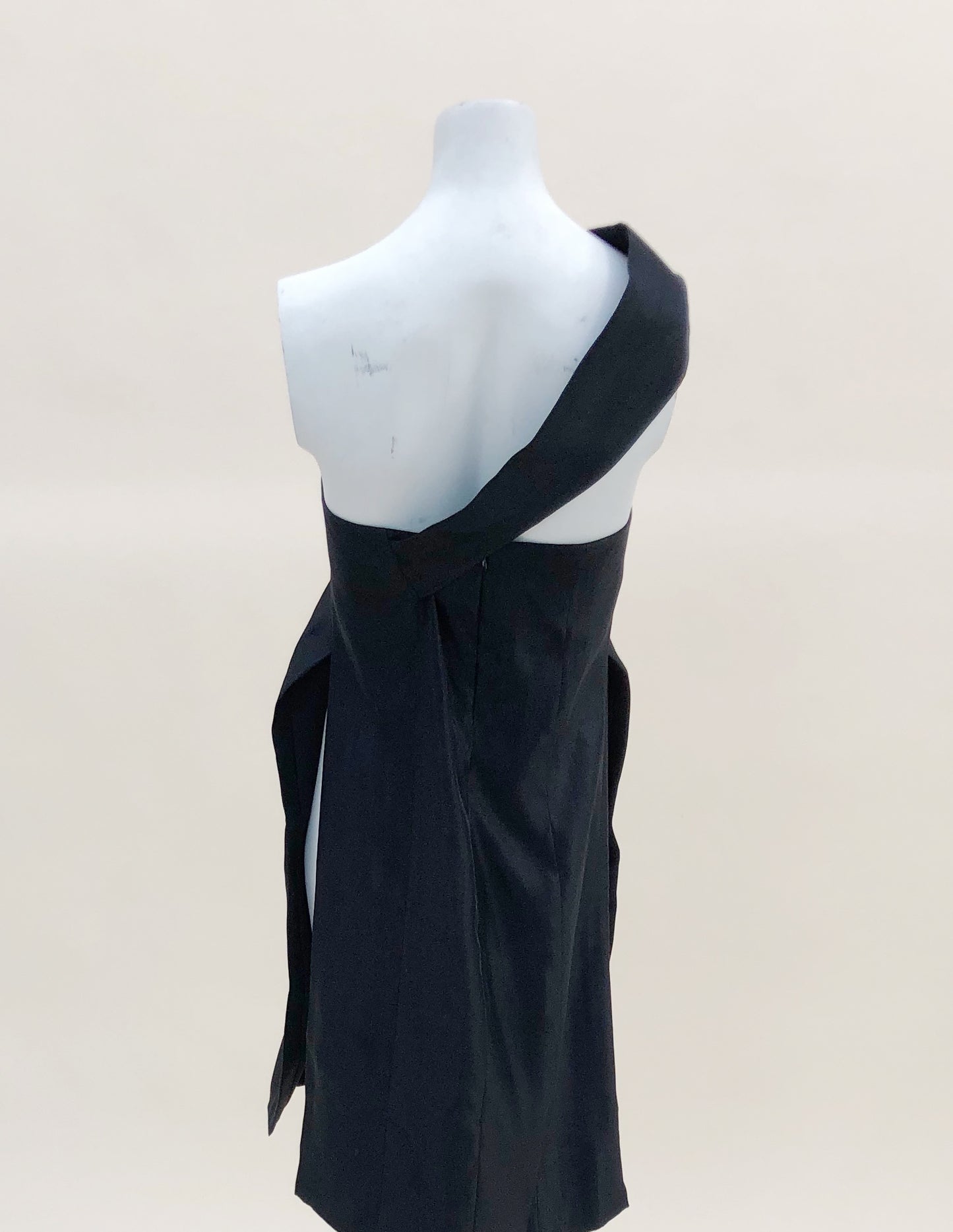Black One Shoulder Tunic