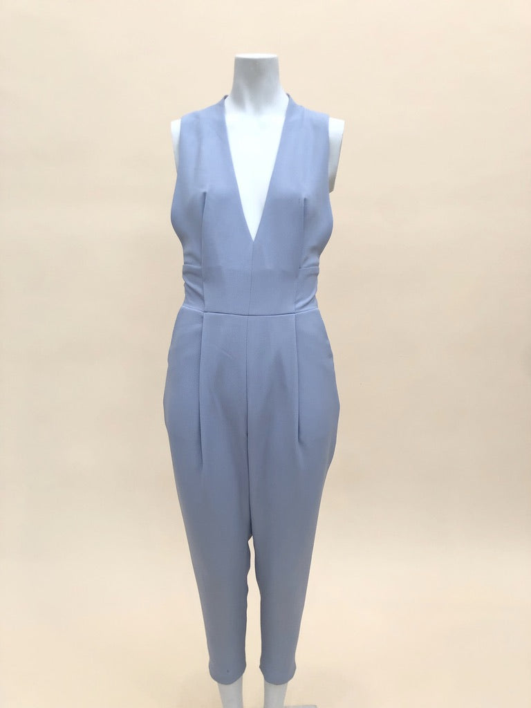Grid Tapered Jumpsuit
