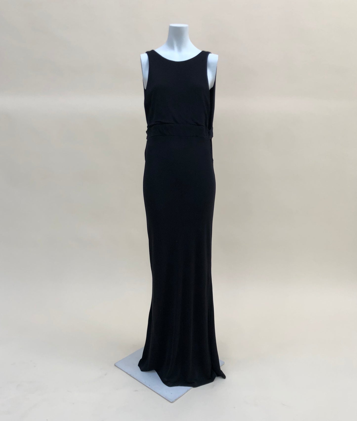Black Jersey Gown