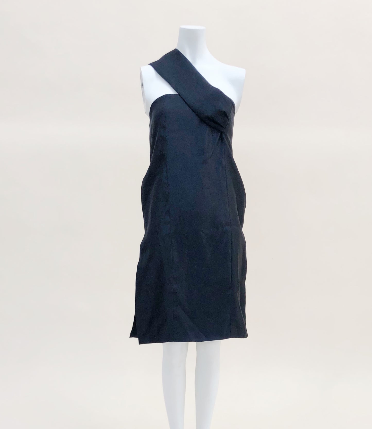 Black One Shoulder Tunic