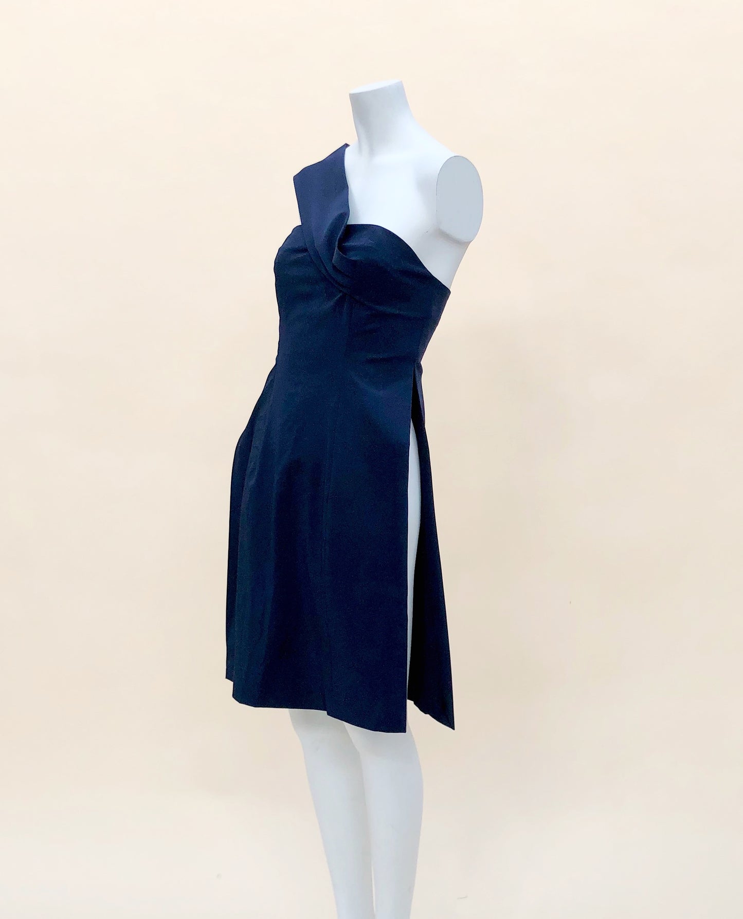 Black One Shoulder Tunic