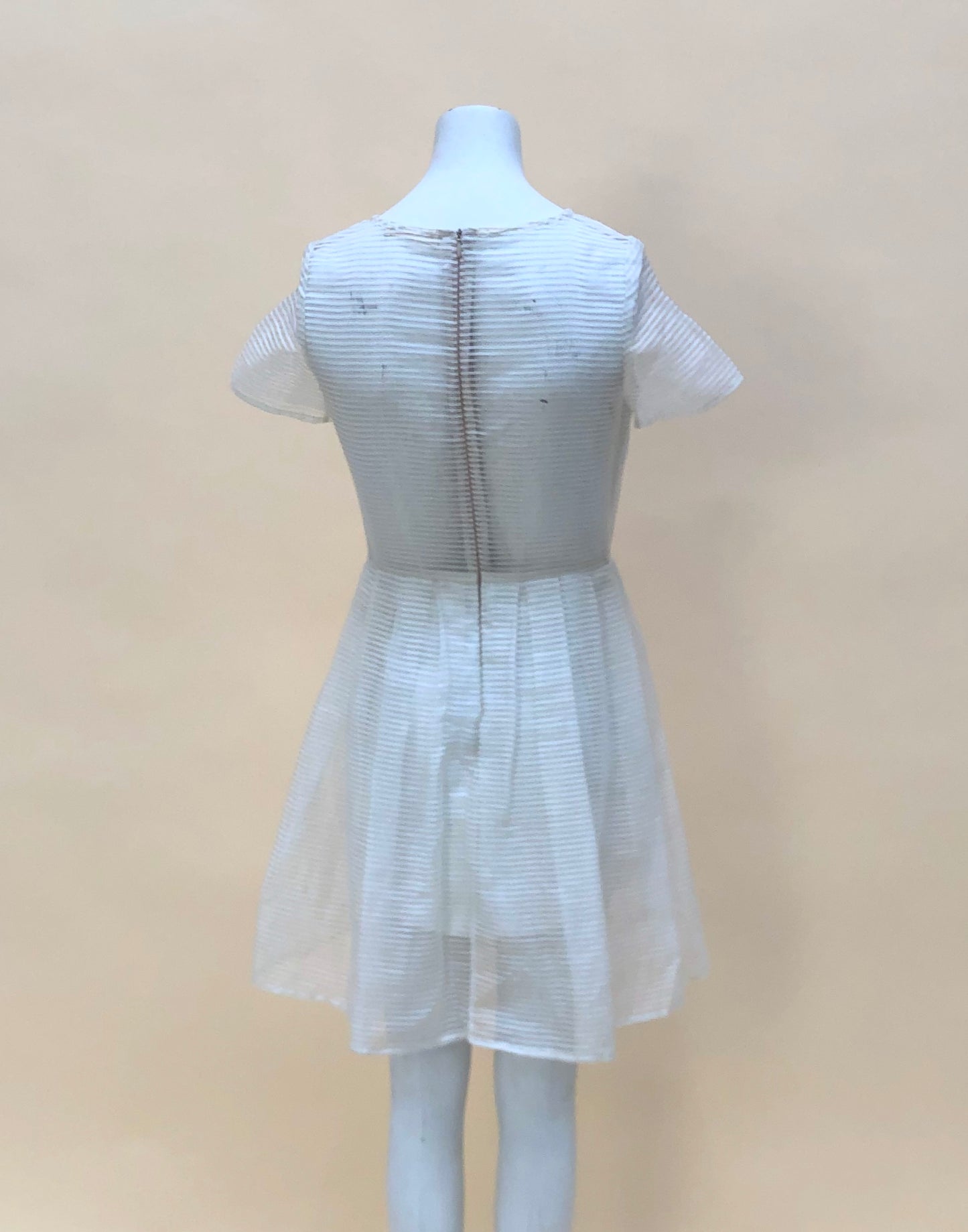 Striped Pleated Dress