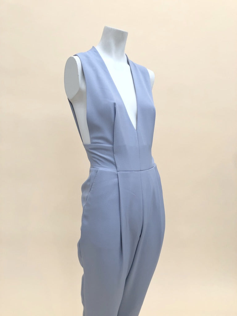 Grid Tapered Jumpsuit