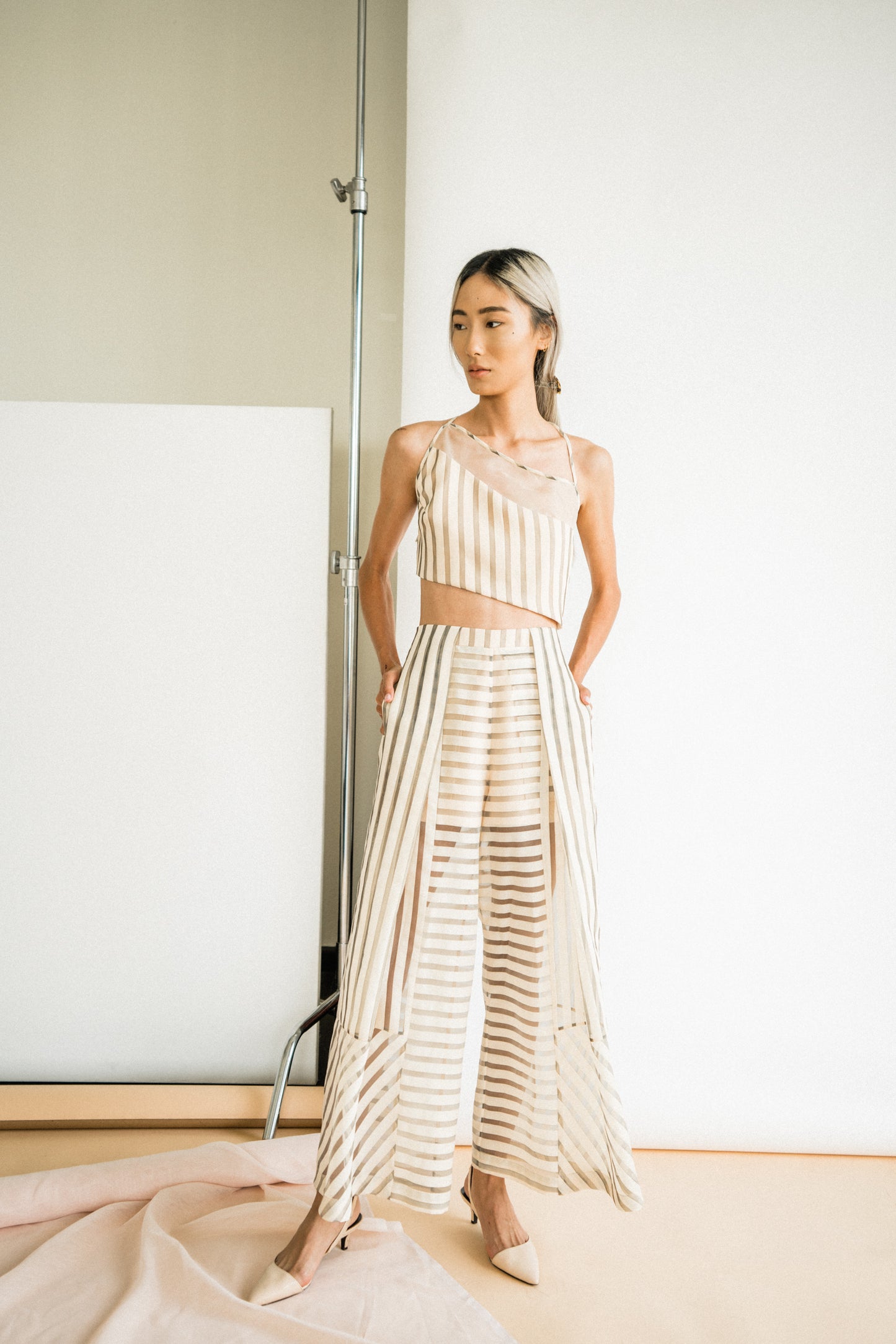 Wilma Pants in Pastel Stripe