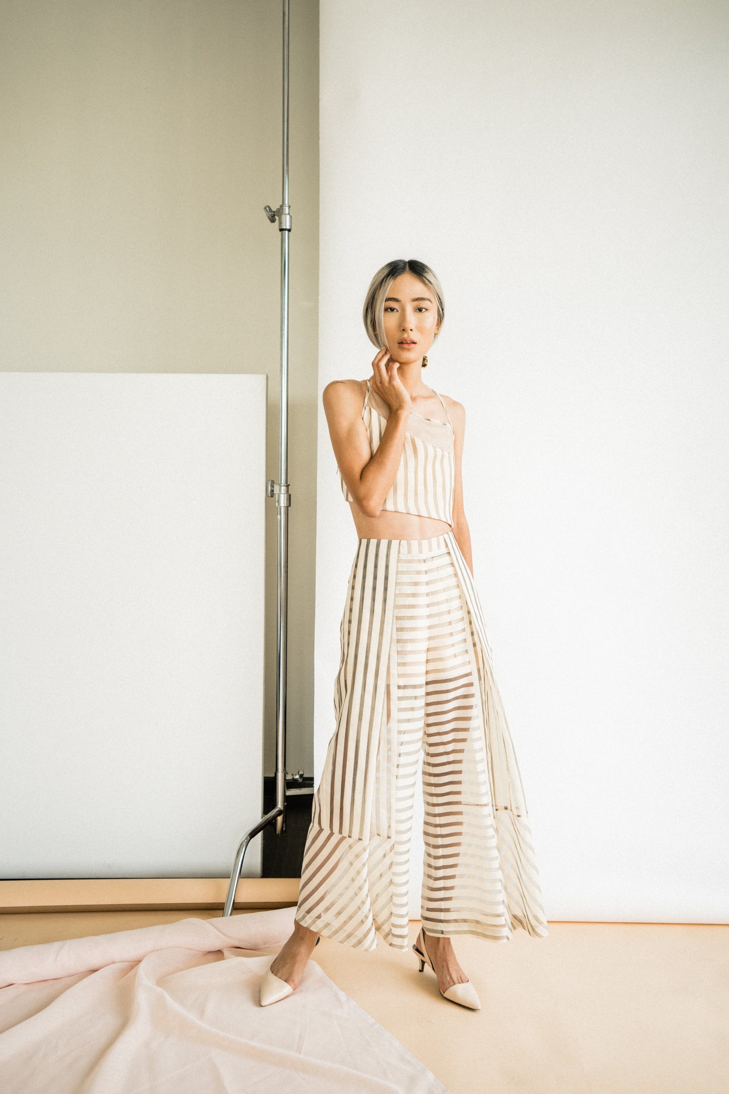 Wilma Pants in Pastel Stripe