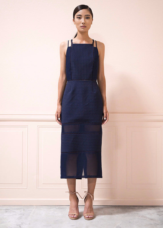 Abigail Dress in Navy