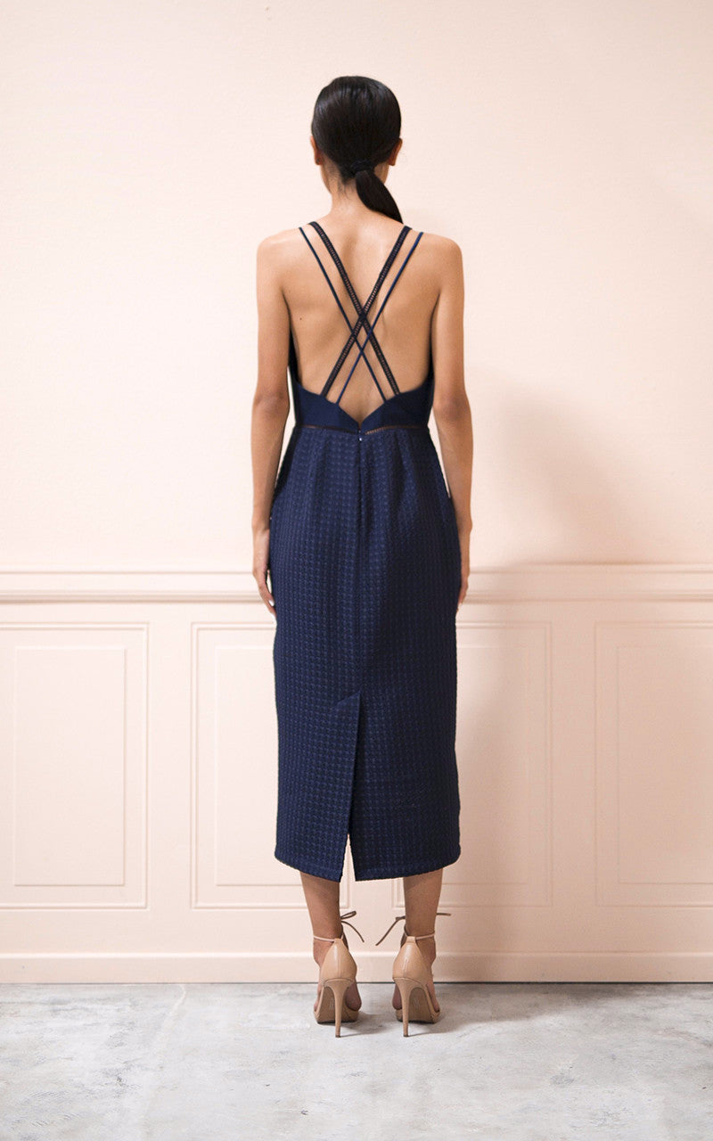 Abigail Dress in Navy