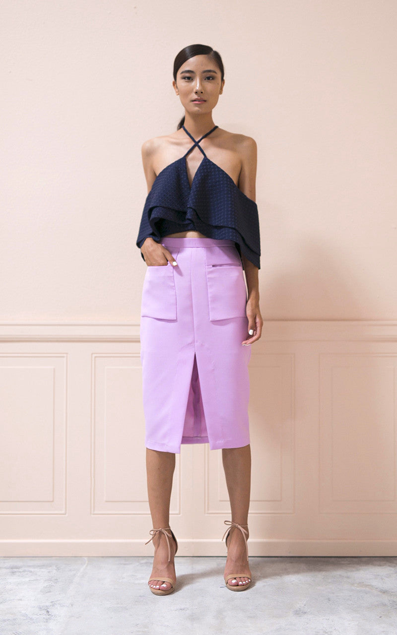 SALE | Camille Top in Navy