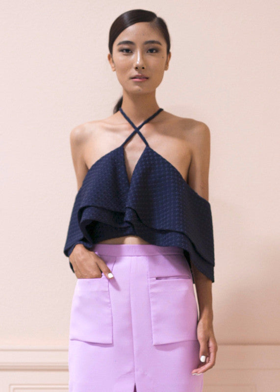 SALE | Camille Top in Navy
