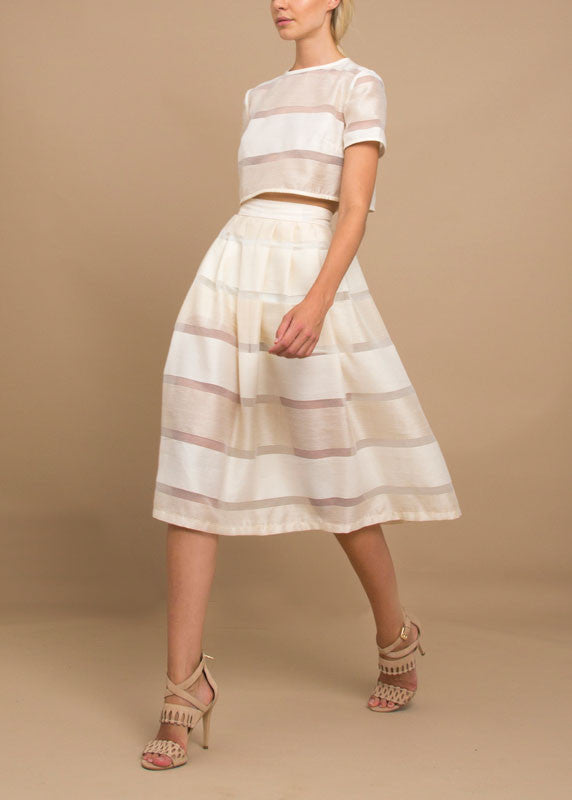SALE | Rosie Skort in Champagne