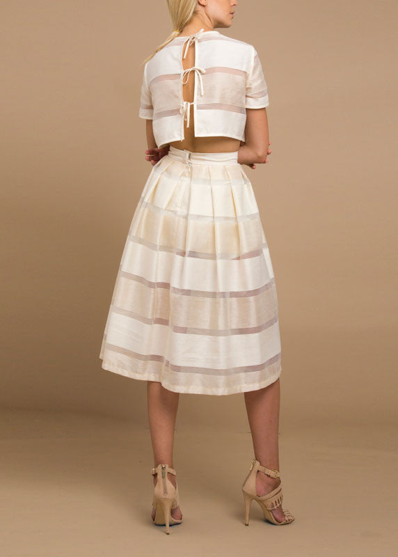 SALE | Rosie Skort in Champagne