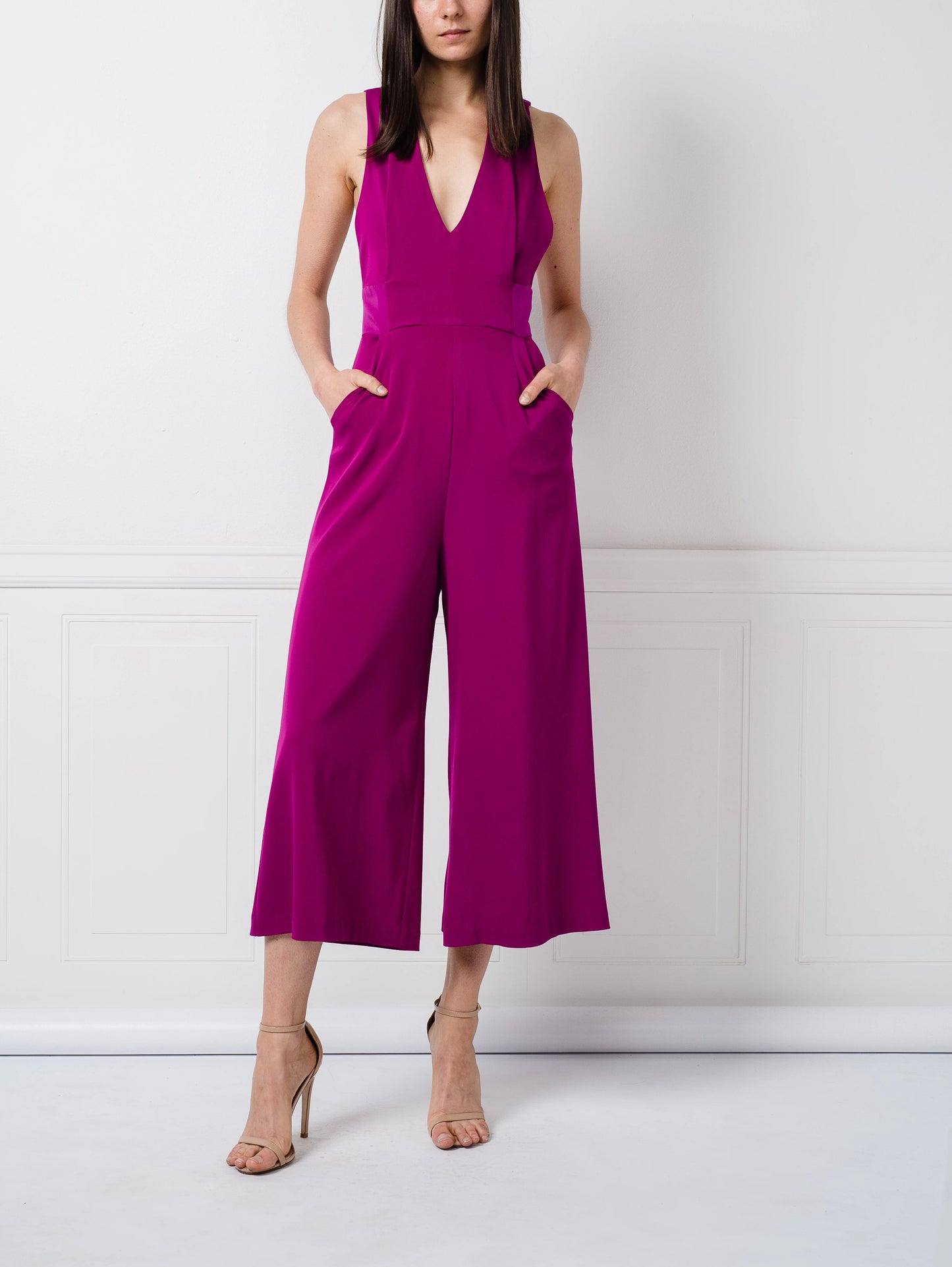 SALE | Zain Jumpsuit in Fuchsia