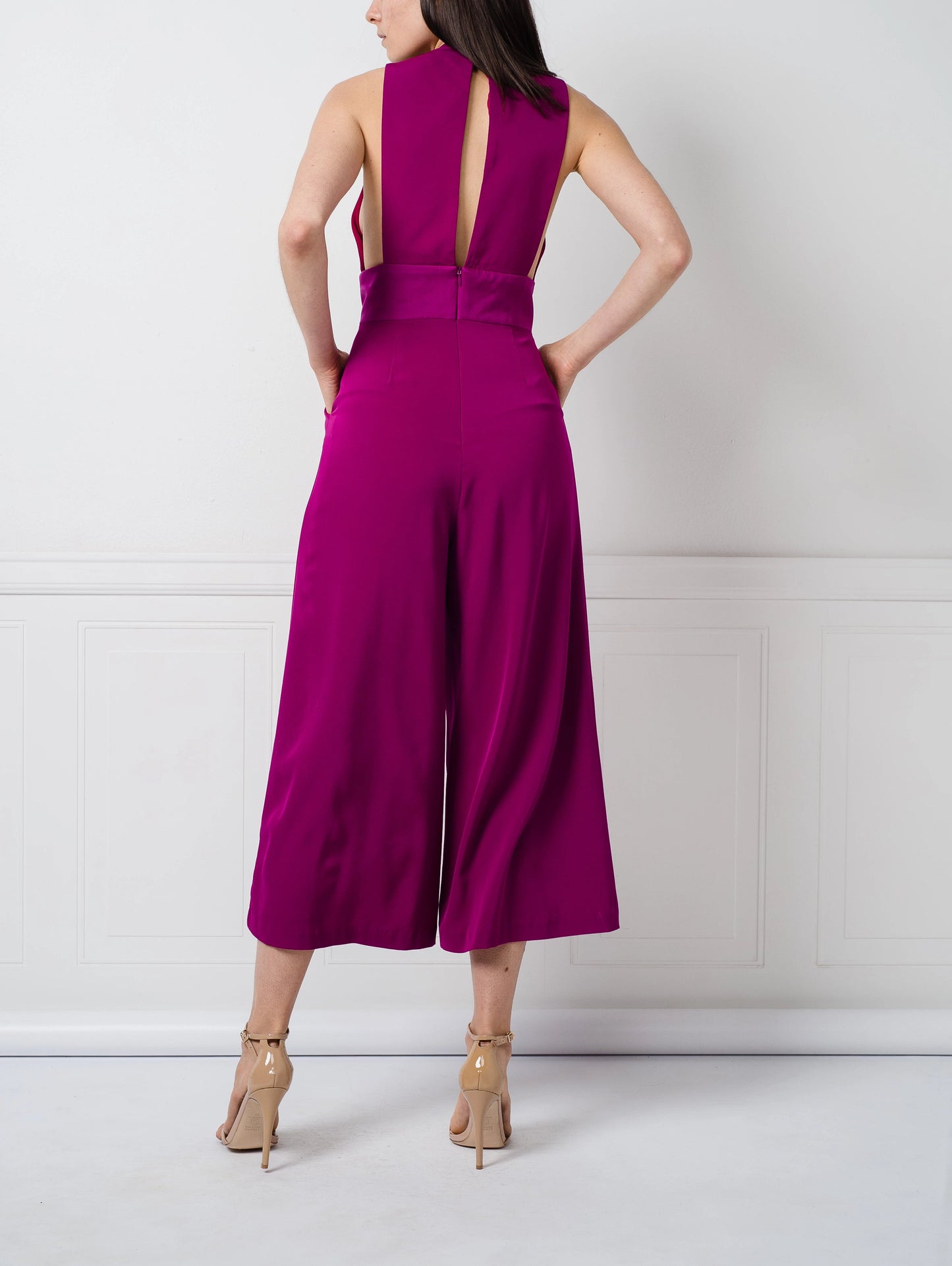 SALE | Zain Jumpsuit in Fuchsia