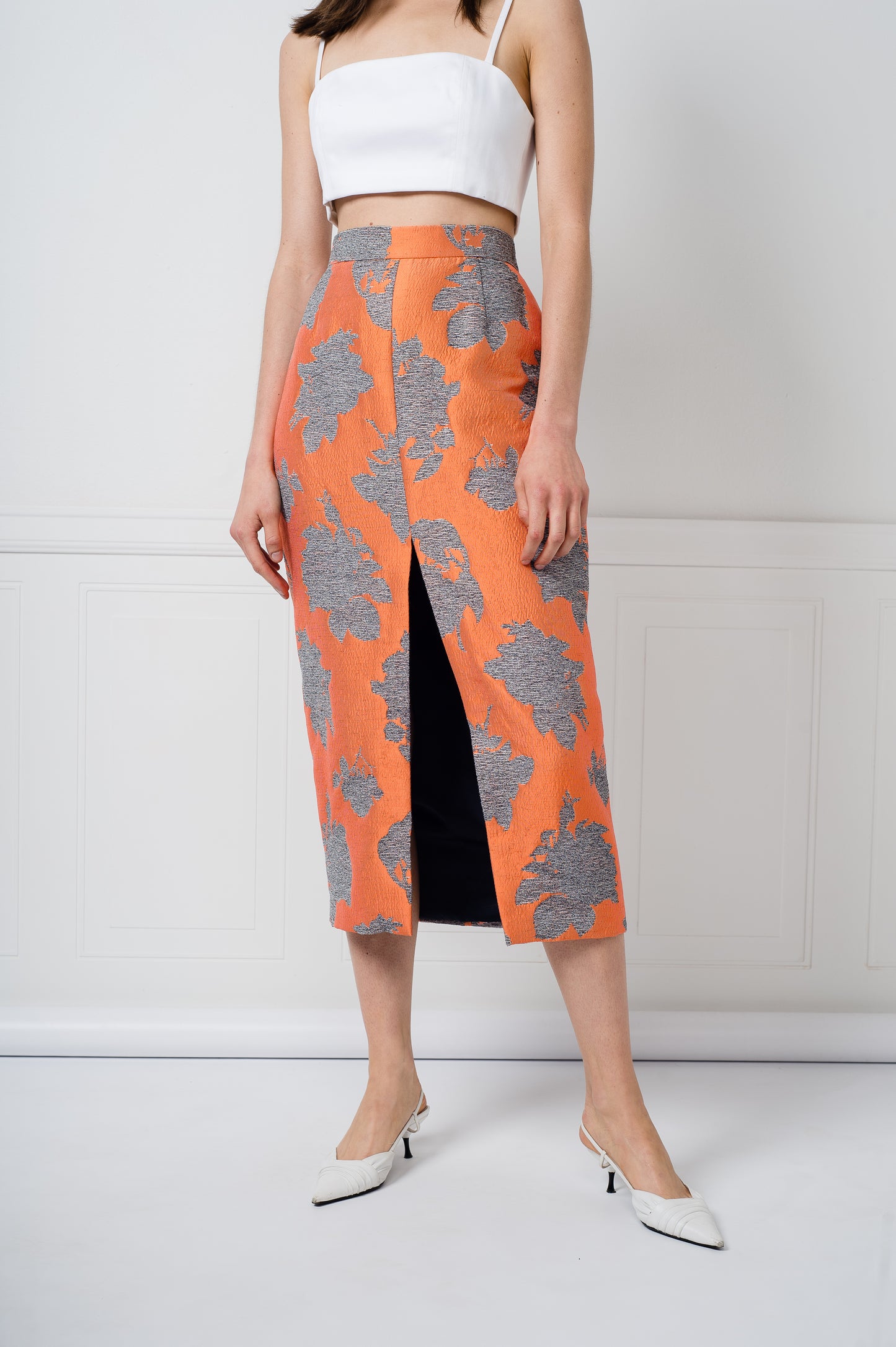 SALE | Mary Skirt in Orange Floral