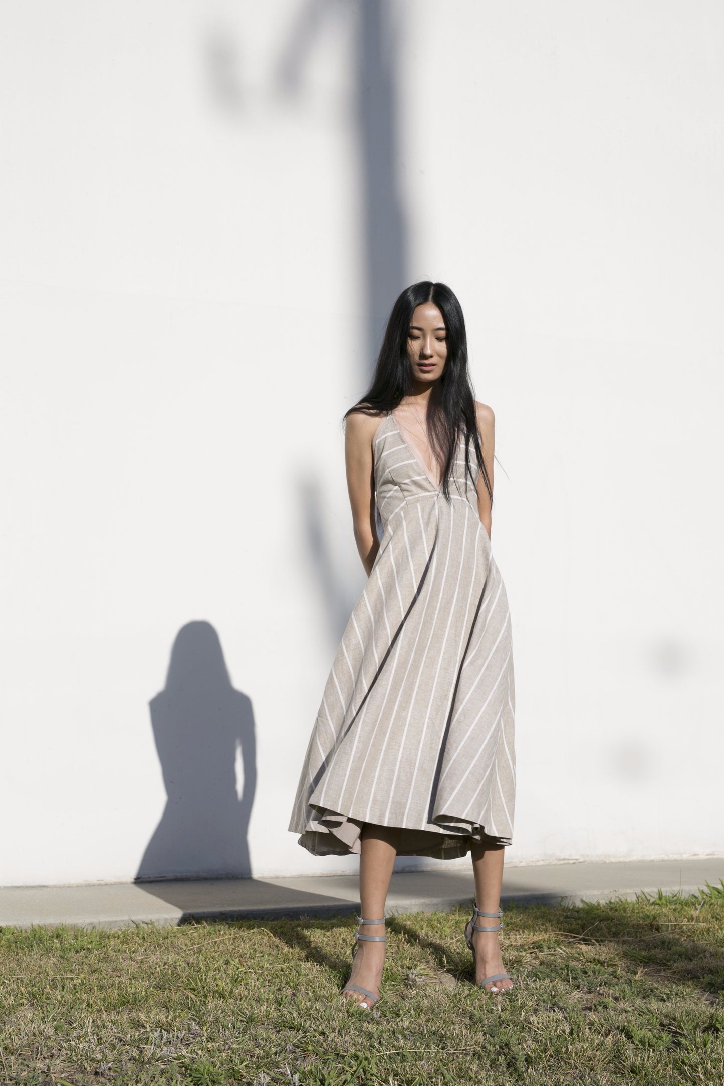 Magda Dress in Natural