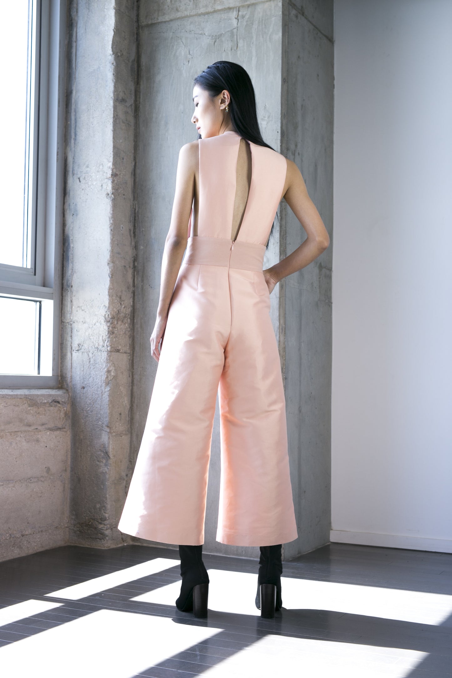 Zain Jumpsuit in Peach