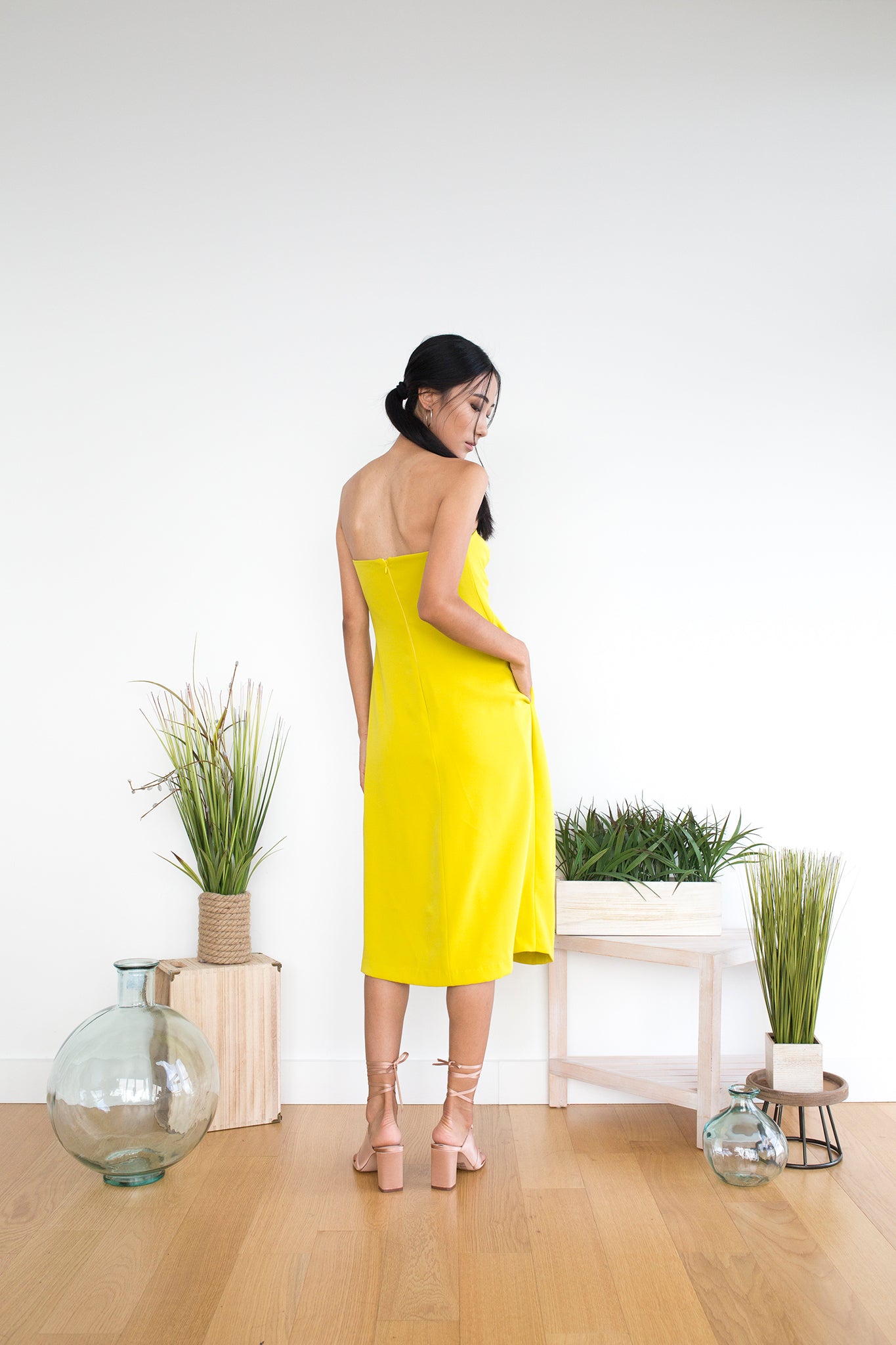 Galloro Dress in Citrine