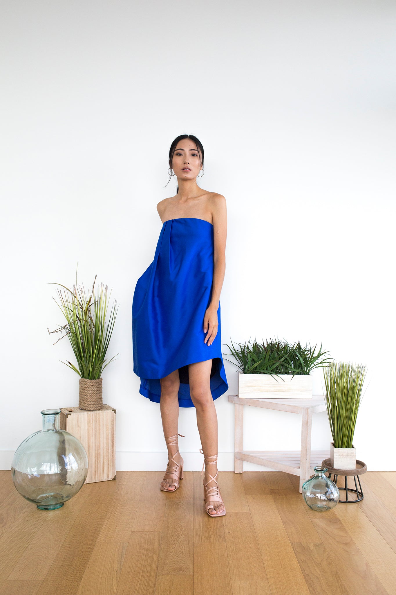 Swanson Dress in Nautical Blue