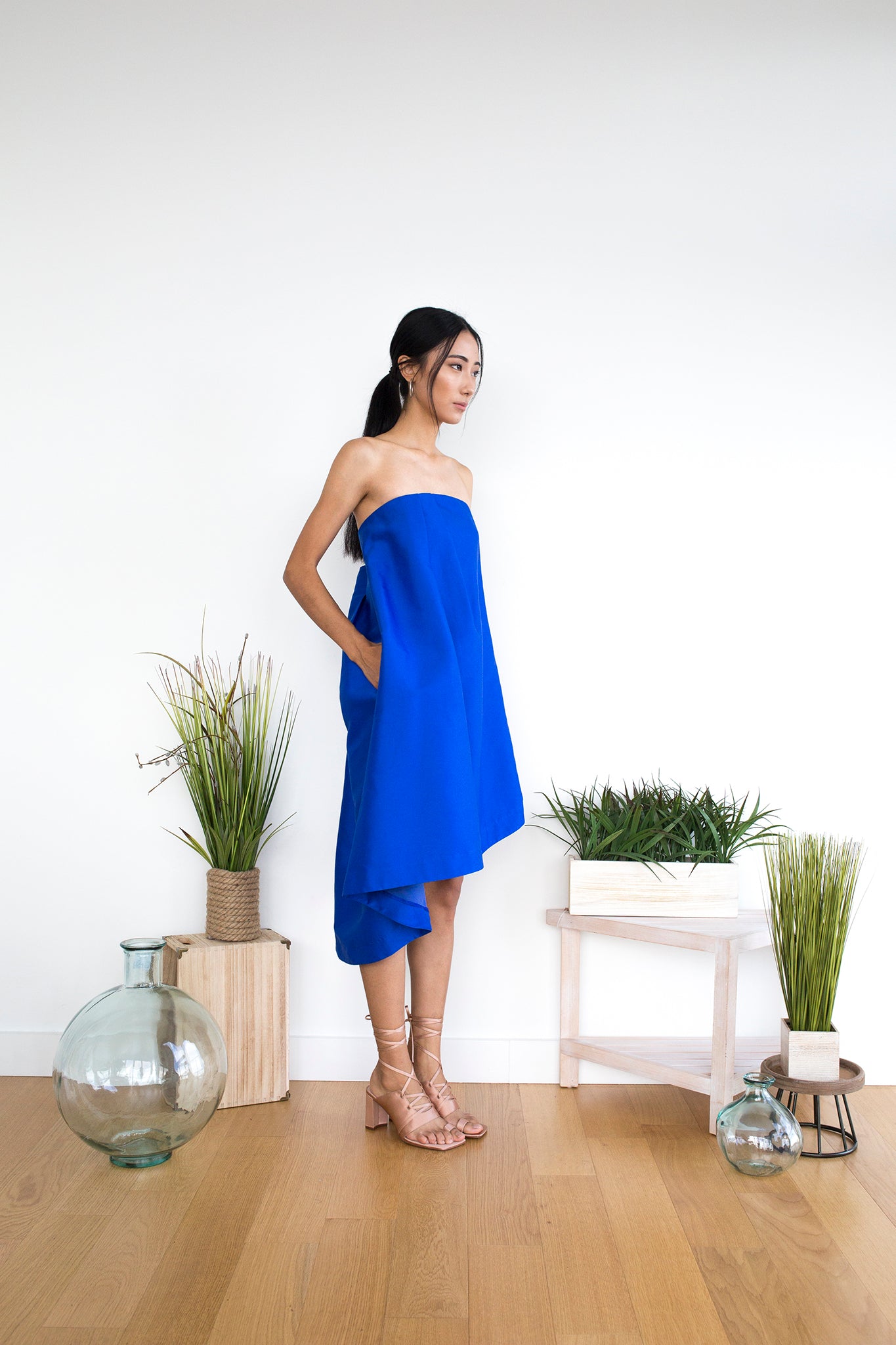 Swanson Dress in Nautical Blue