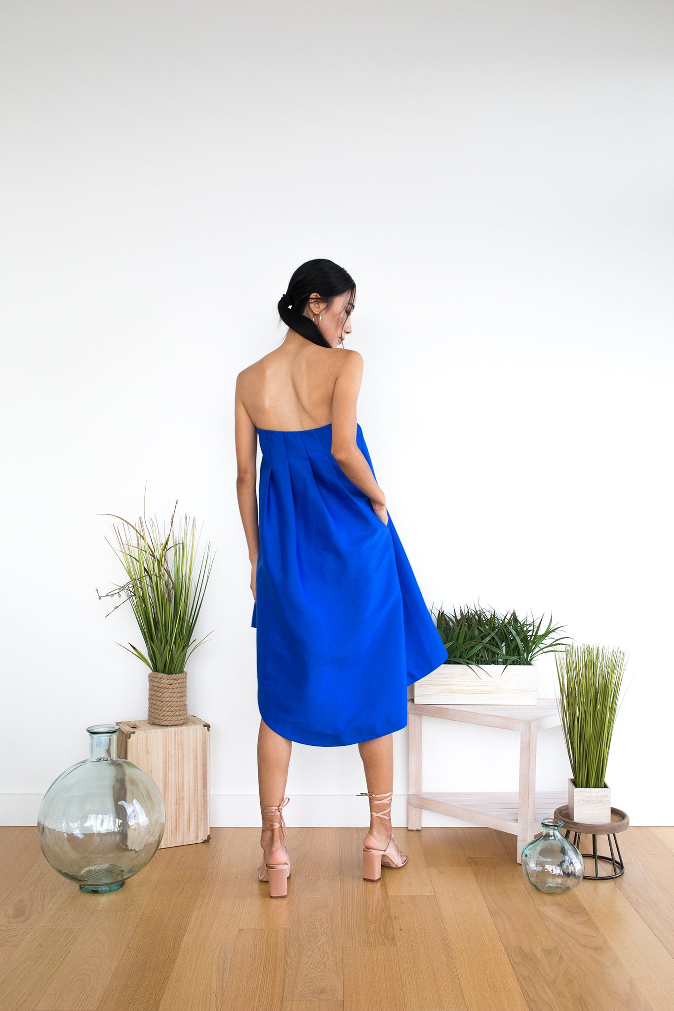 Swanson Dress in Nautical Blue