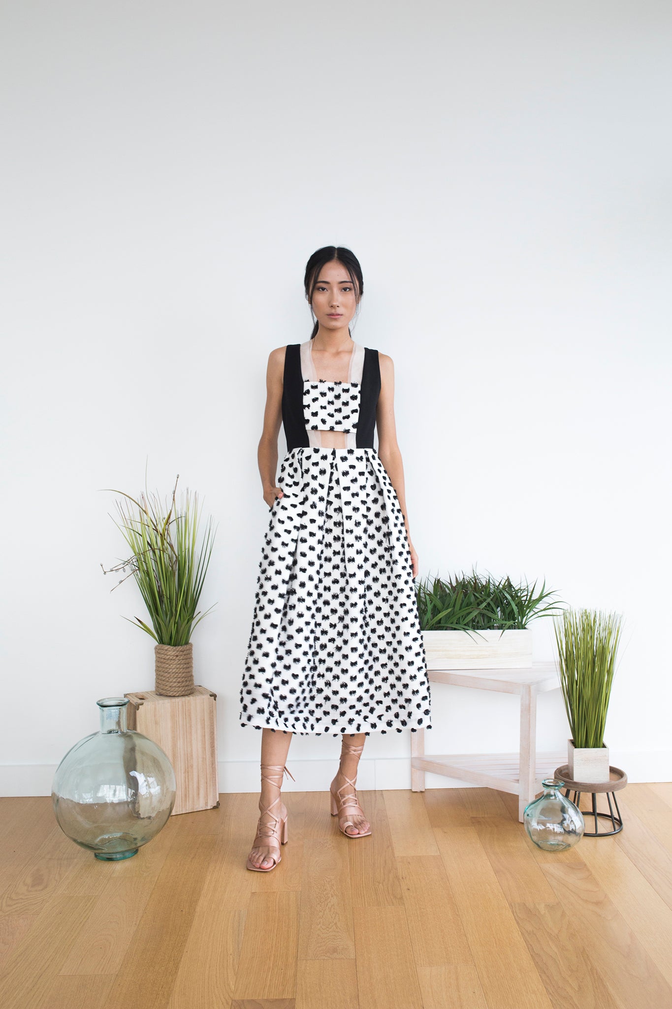 Stephy Dress in Ink Blot