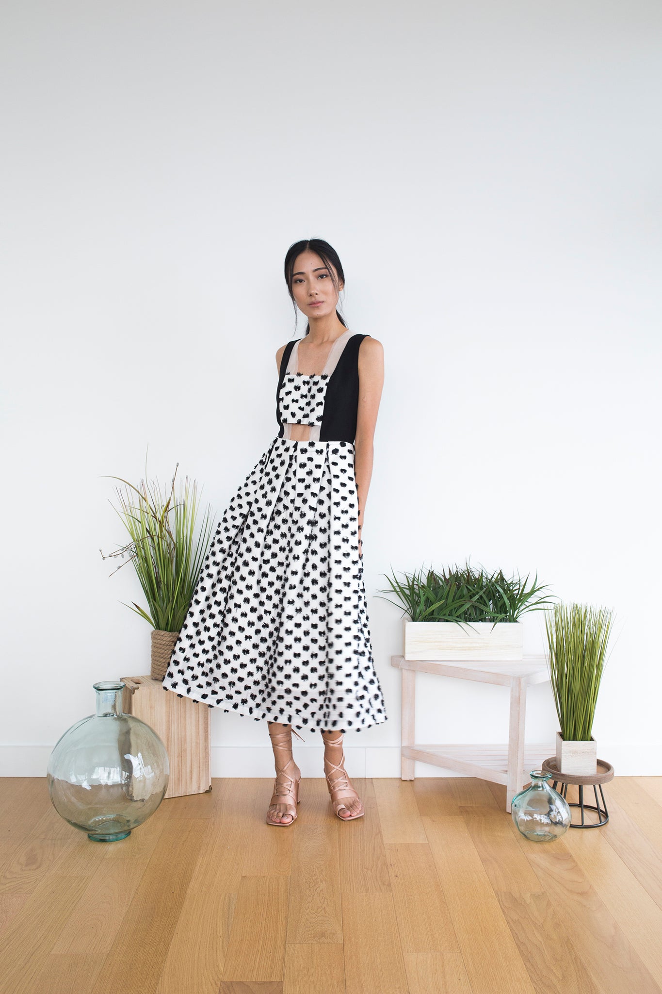 Stephy Dress in Ink Blot