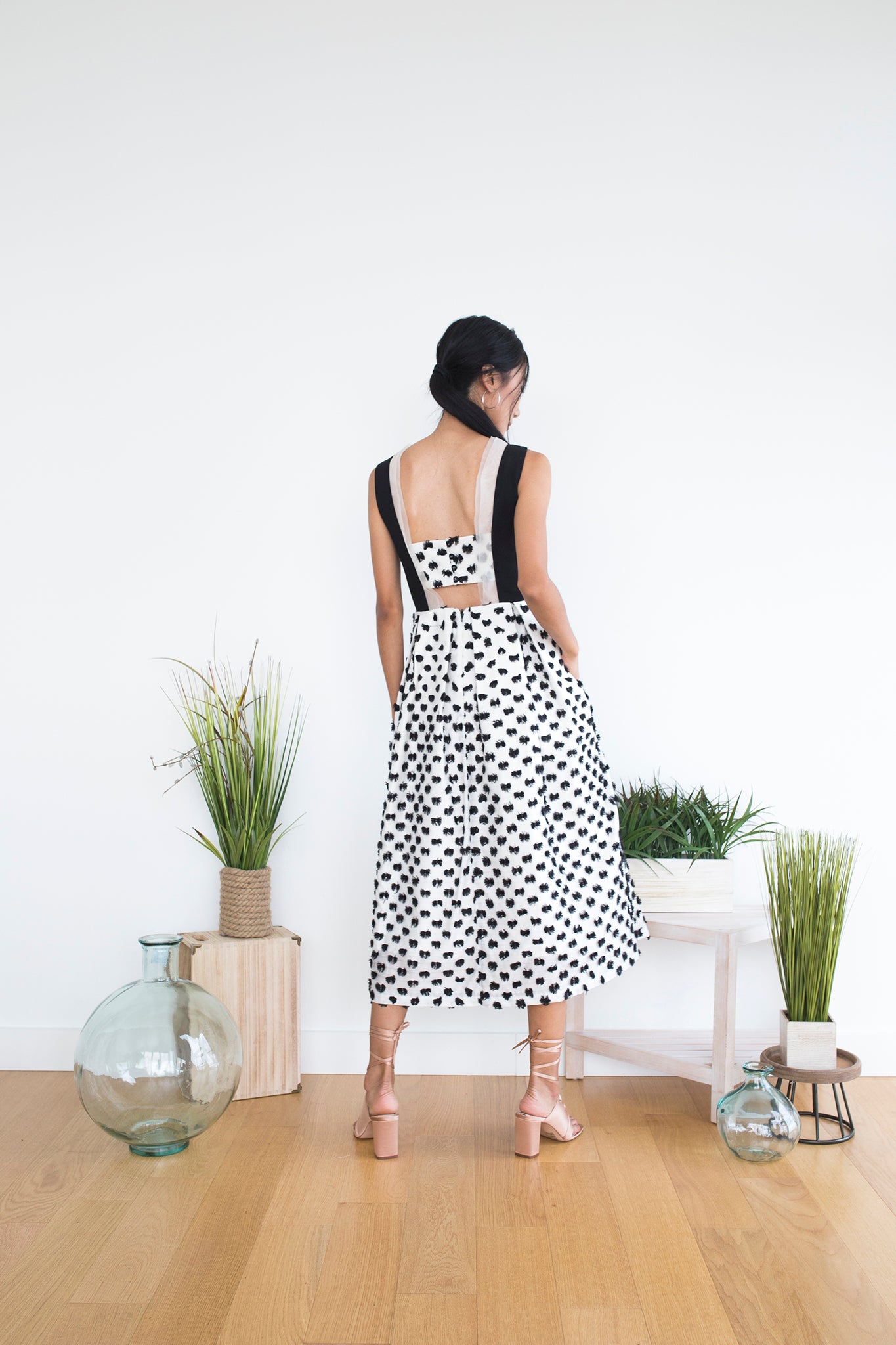 Stephy Dress in Ink Blot