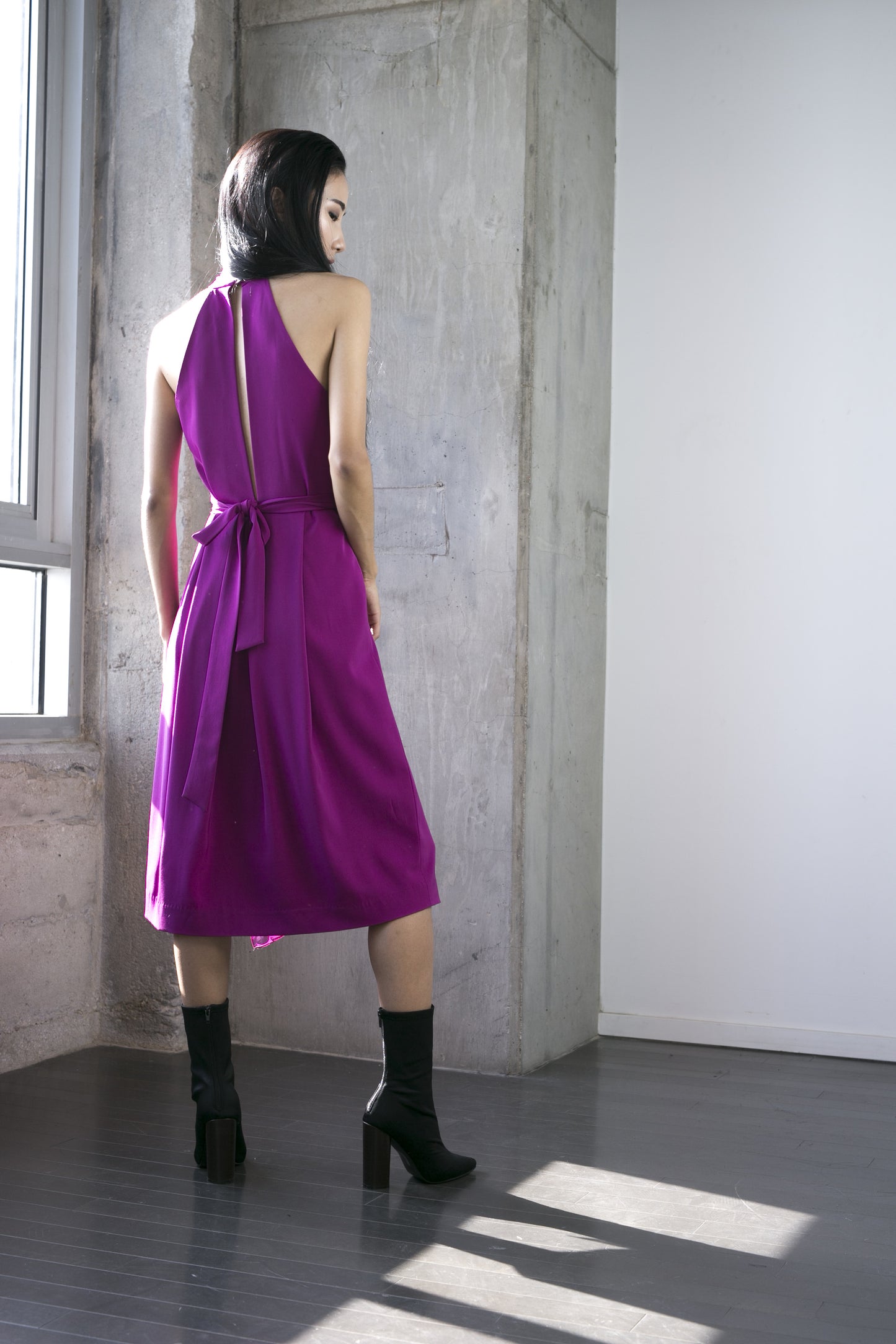 Shelly Dress in Fuchsia