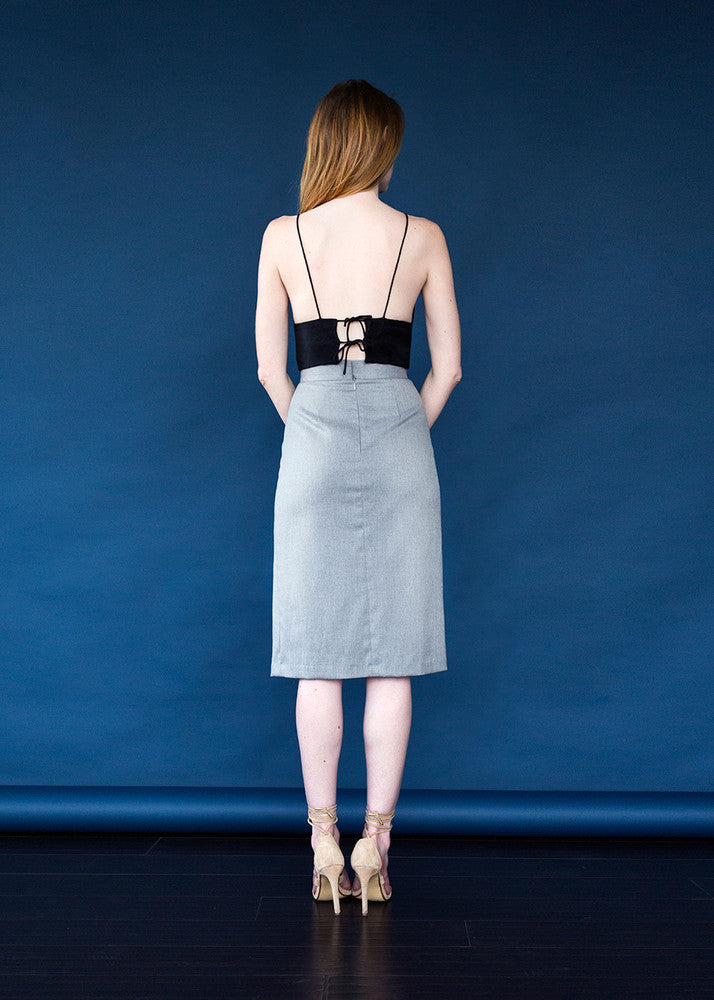 SALE | Polina Skirt in Steel