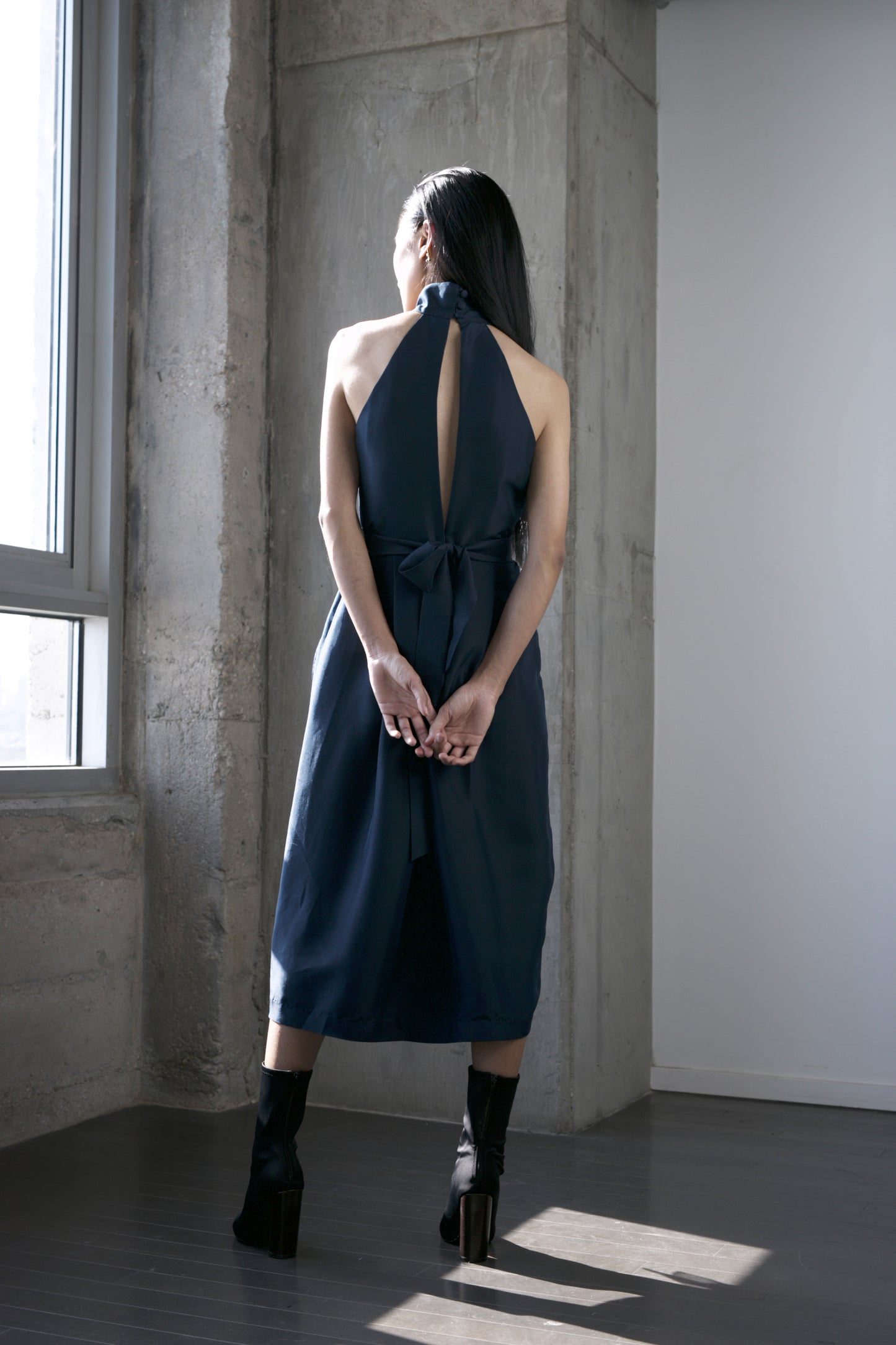 Shelly Dress in Navy