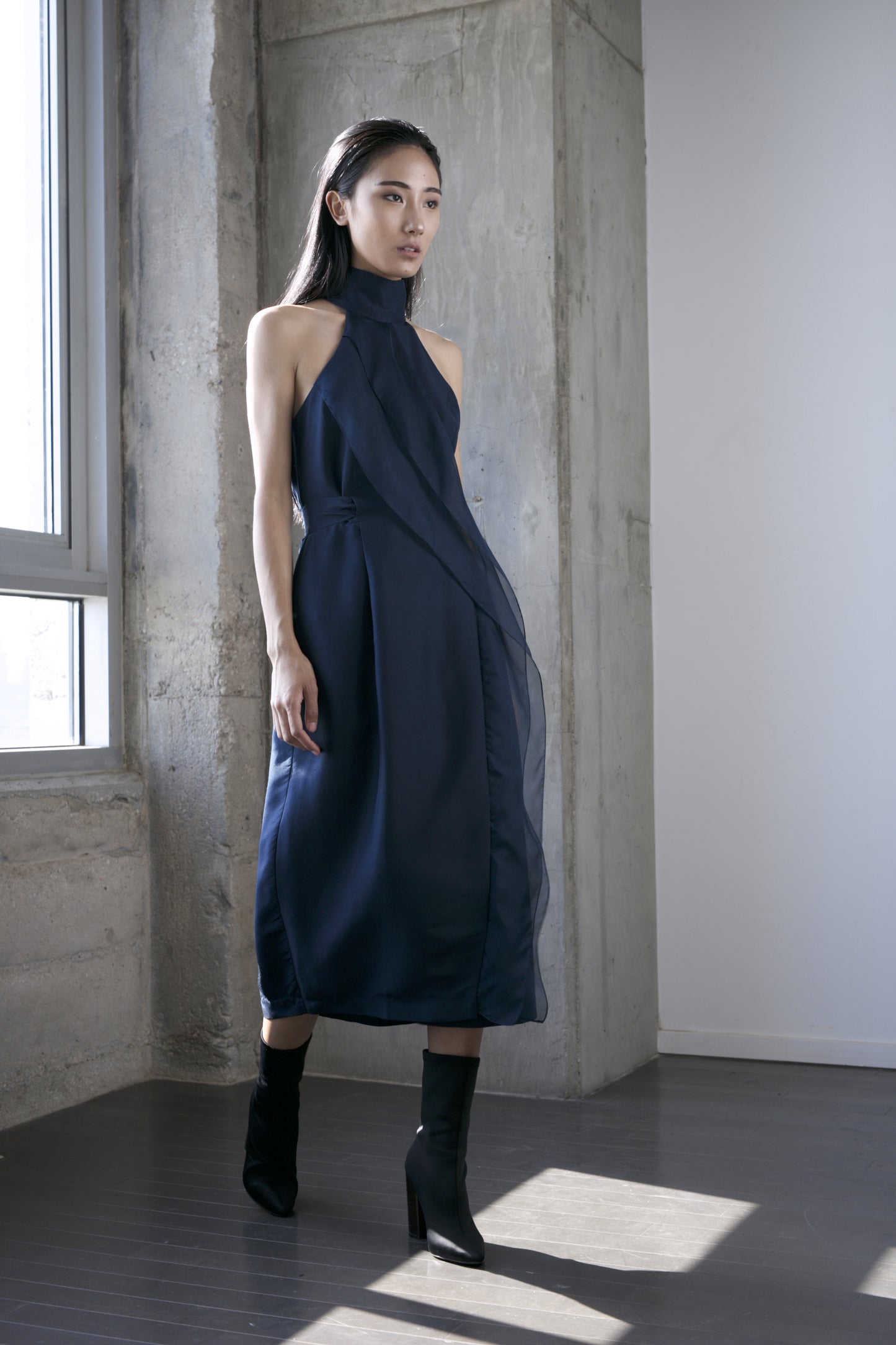 Shelly Dress in Navy