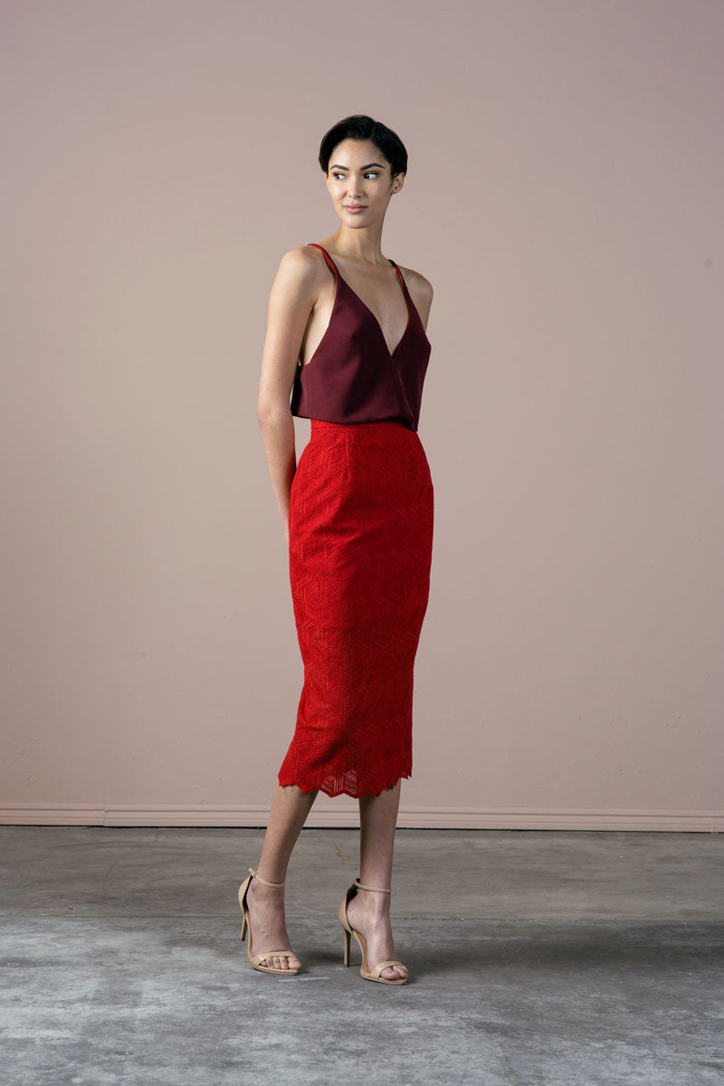Winston Top in Merlot