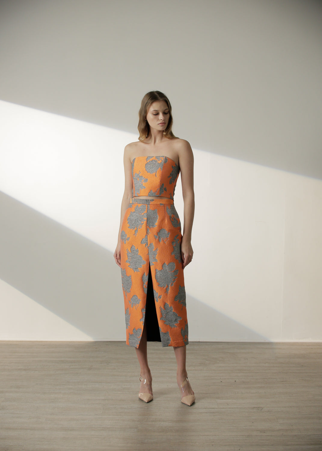 SALE | Amara Top in Orange Floral