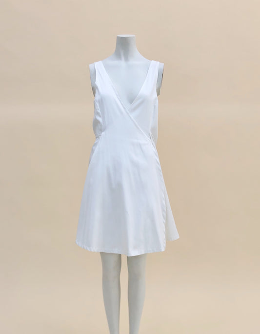 White Wrap Dress