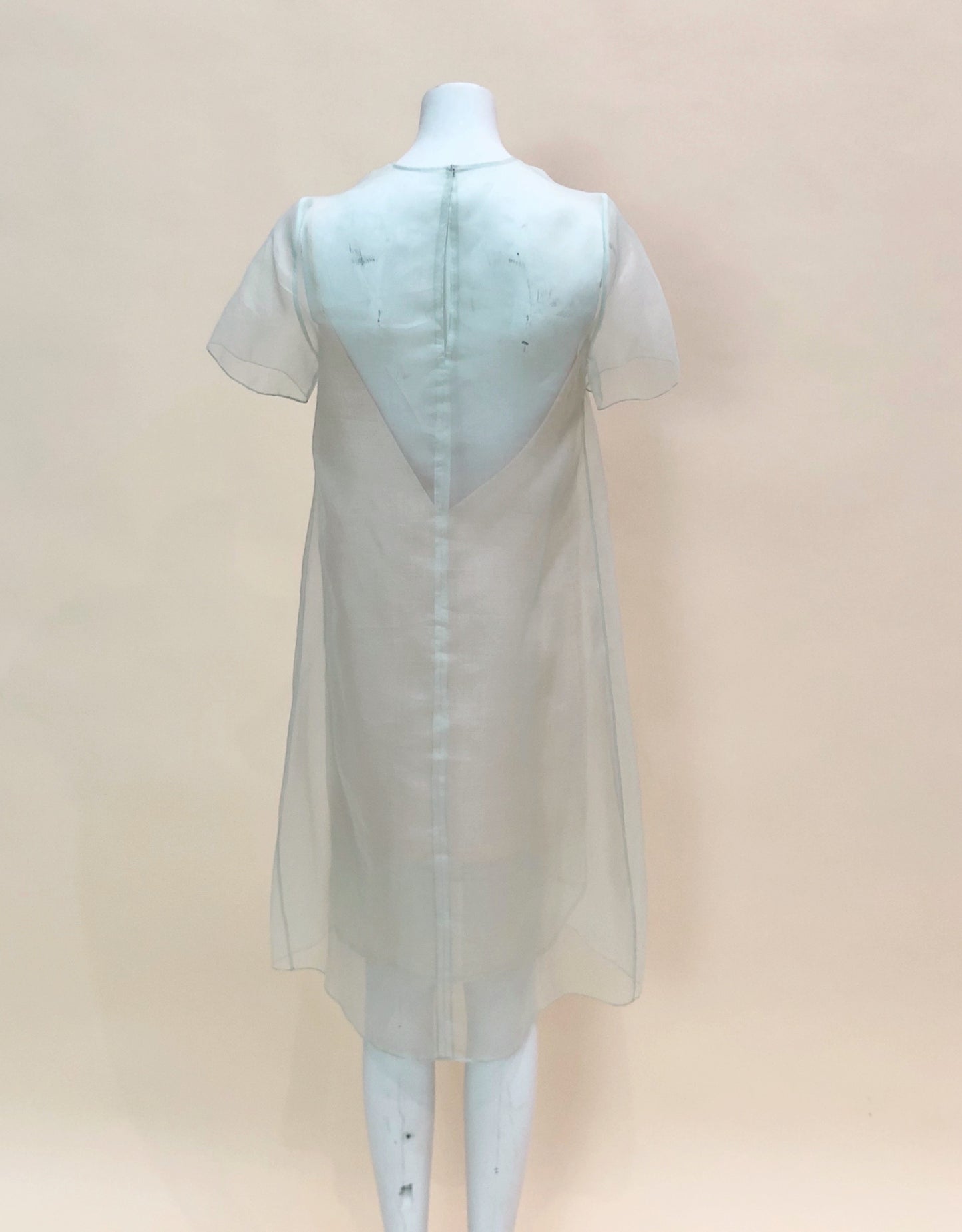 Mint Organza Tee Dress