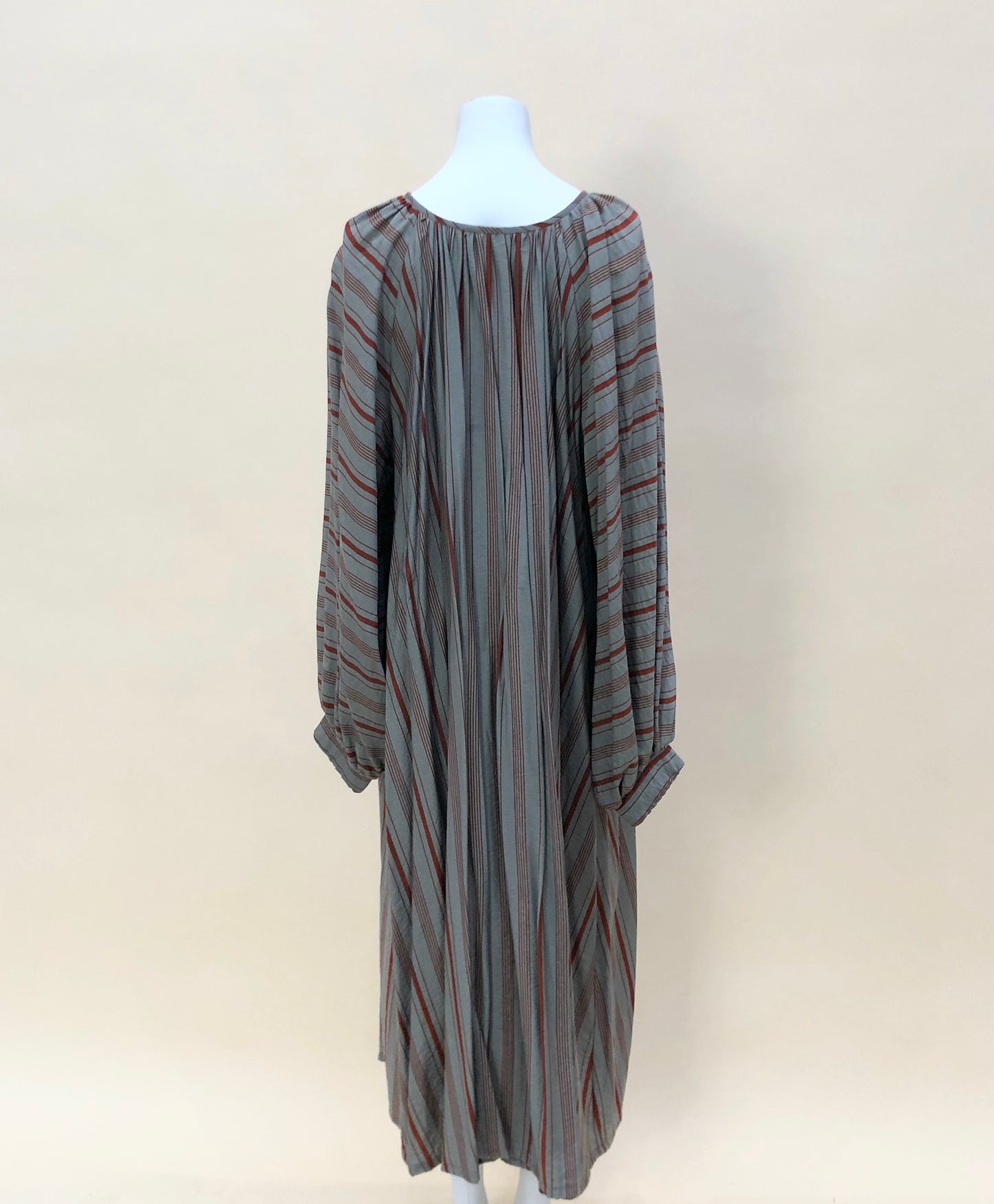 Olive & Brown Striped Dress