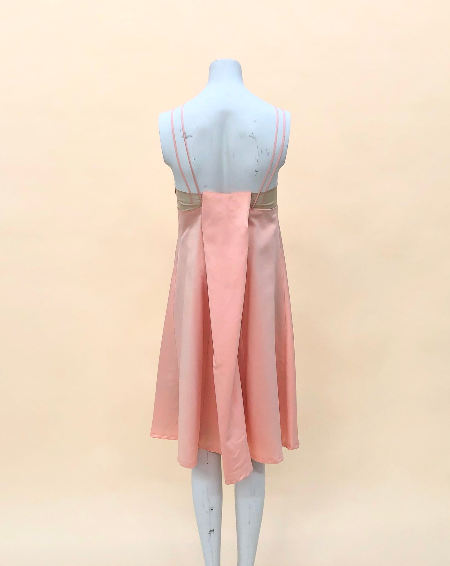 Peach Babydoll Dress