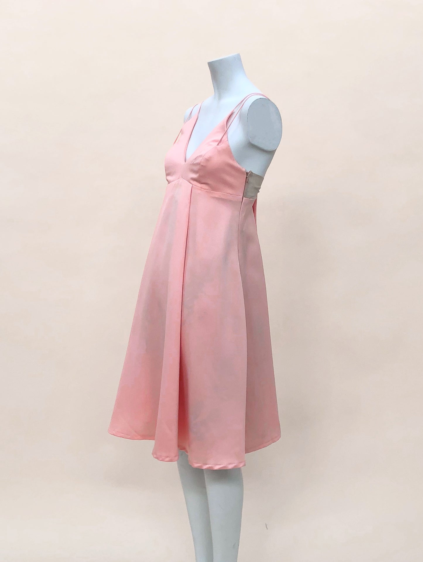 Peach Babydoll Dress