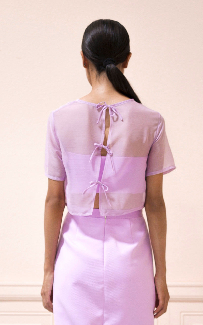 Meg Top in Lilac