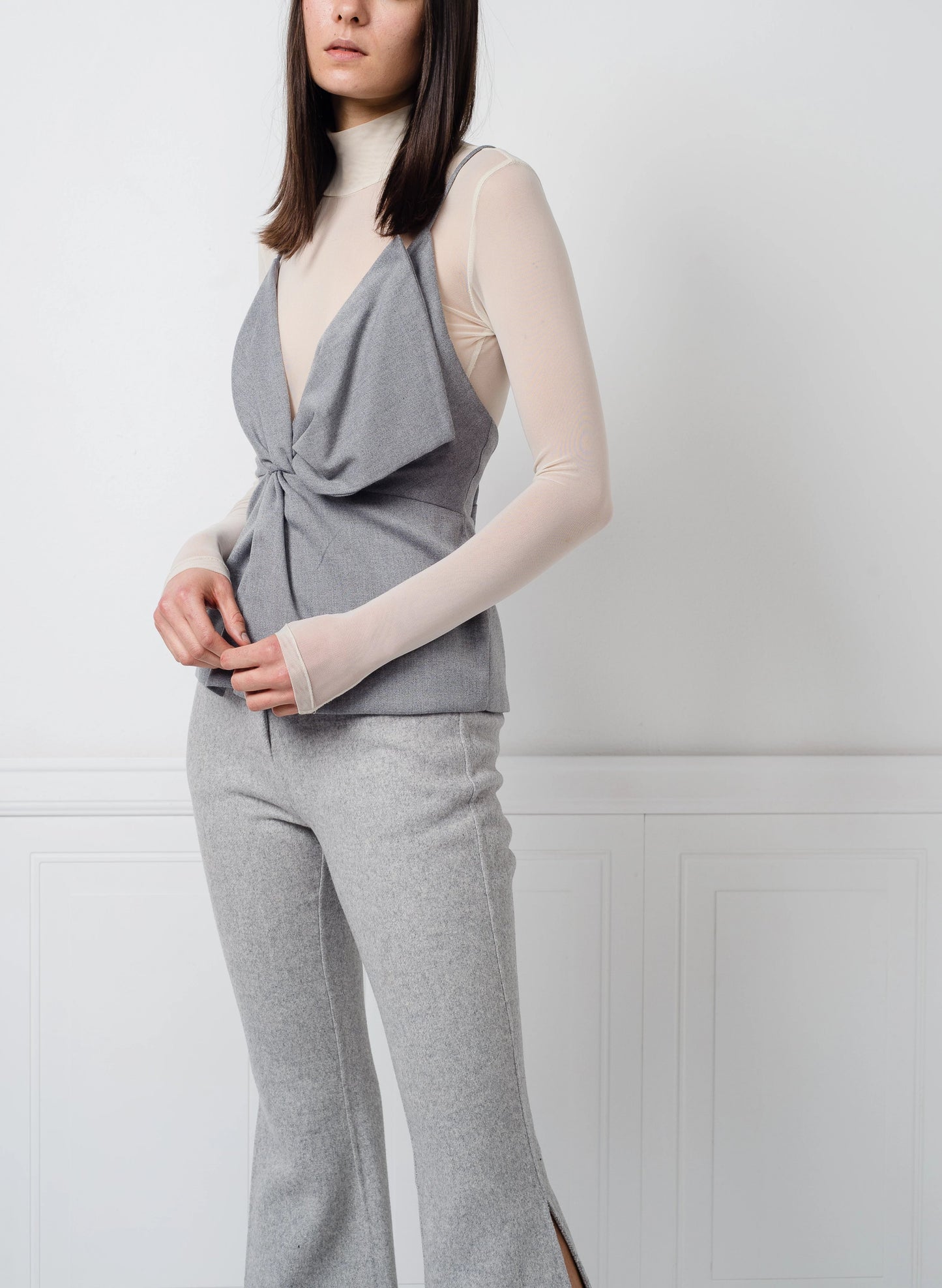 SALE | Soraya Top in Steel