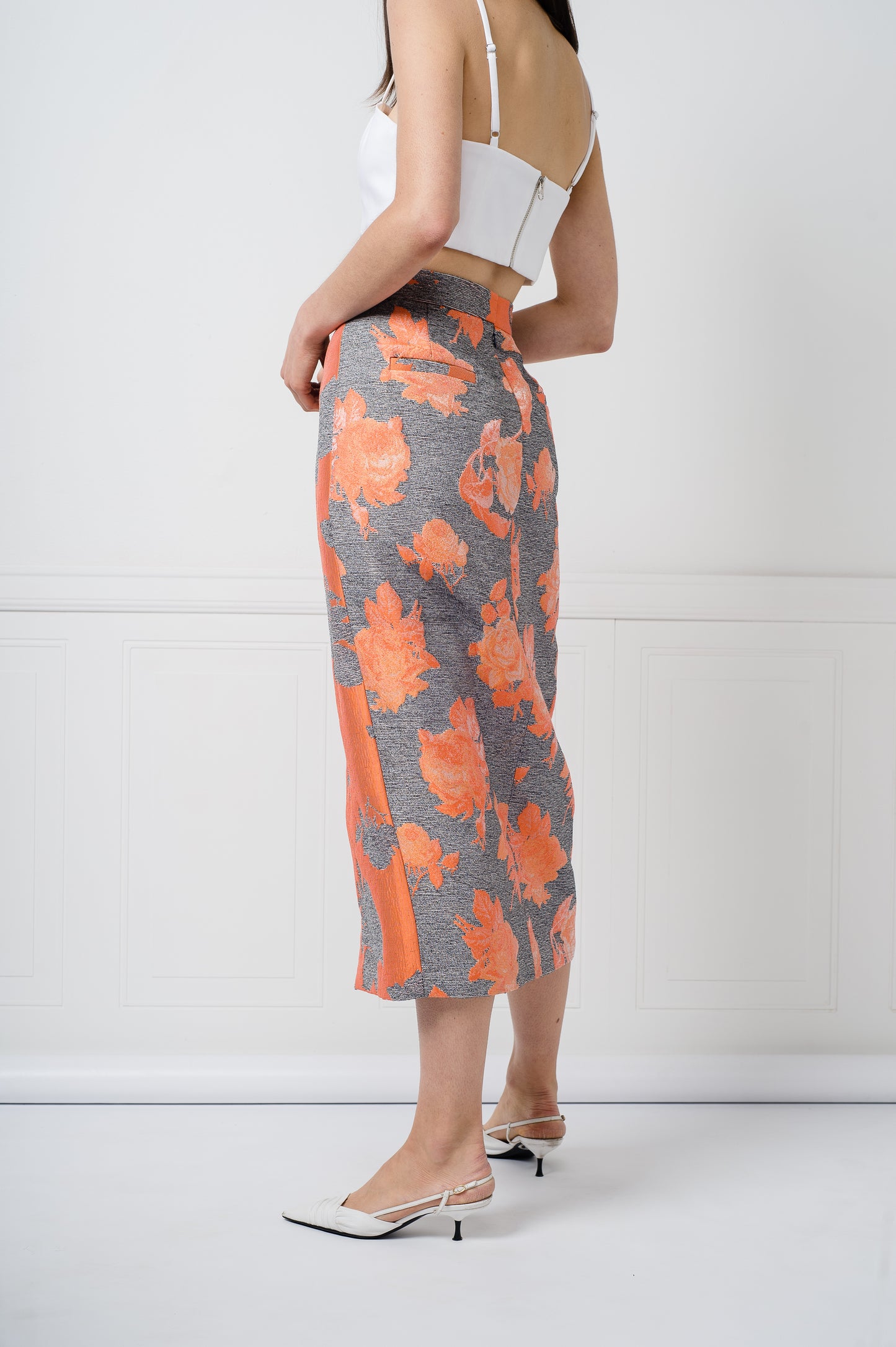 SALE | Mary Skirt in Orange Floral
