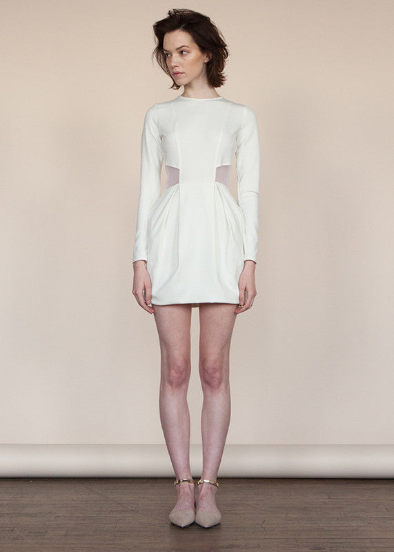 Alena Dress in White
