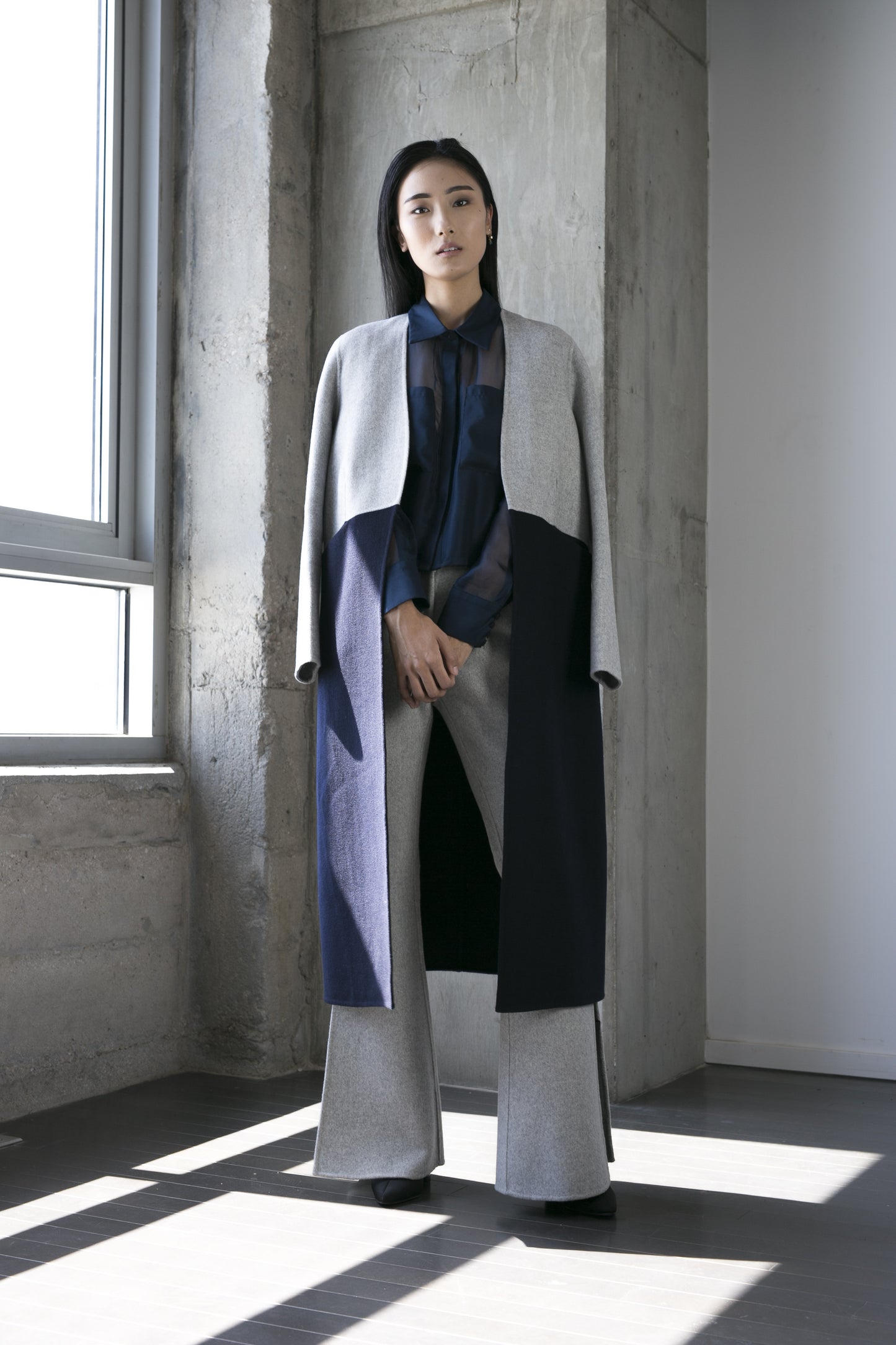Cuttrell Coat in Navy