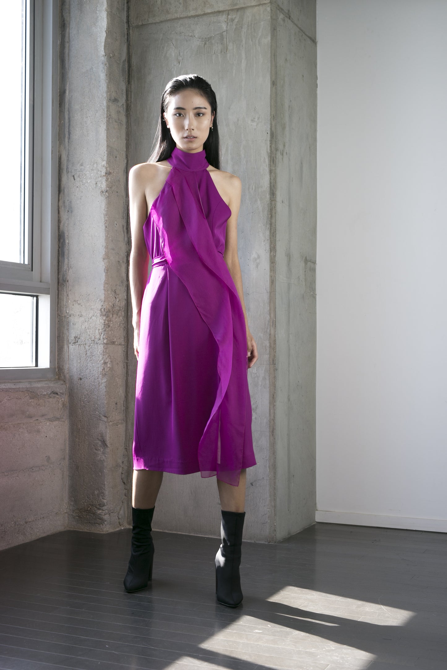 SALE | Shelly Dress in Fuchsia