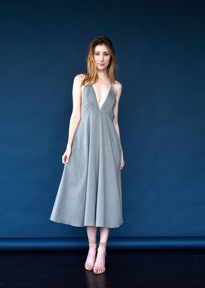 SALE | Magda Dress in Steel