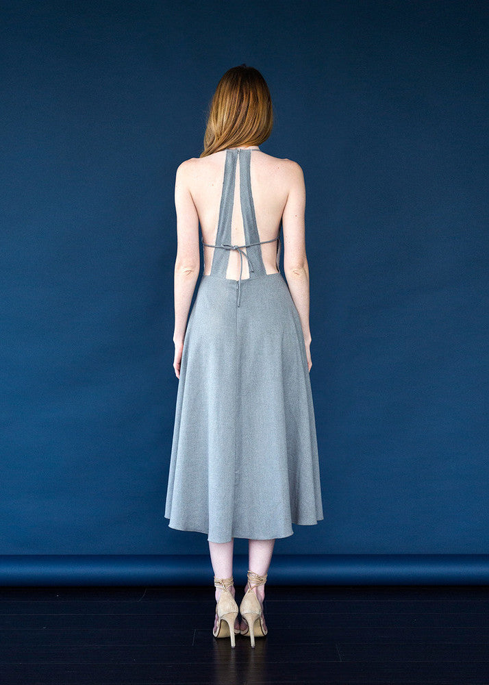 SALE | Magda Dress in Steel