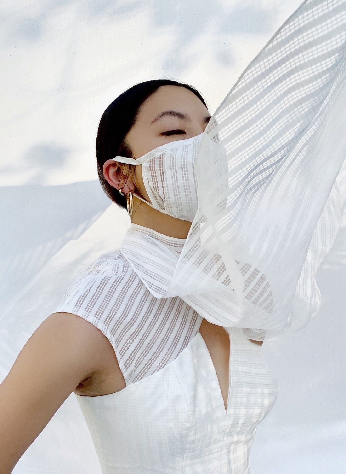 SALE | Mask Design 3 - White Window Pane