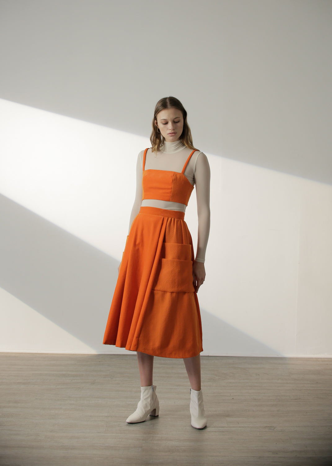 Cleo Skirt in Orange